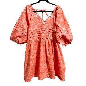 Easel Coral Mini Dress
